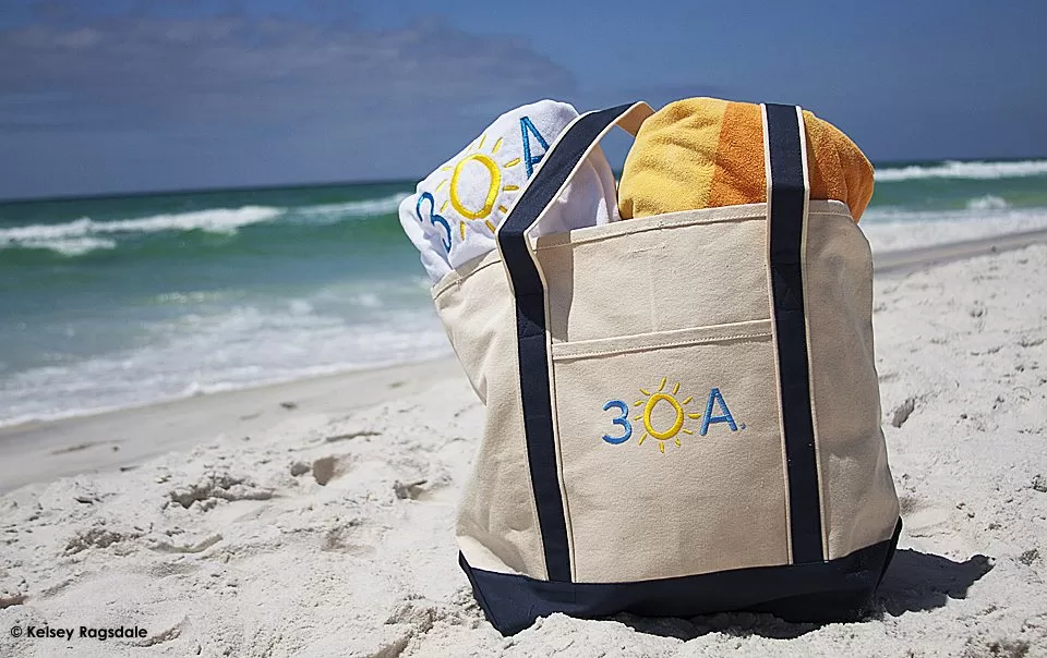 Win a 30A Beach Tote, Beach Towel, Drink Huggie AND a 30A Hat!