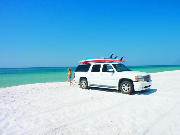 YOLO Truck on Grayton Beach