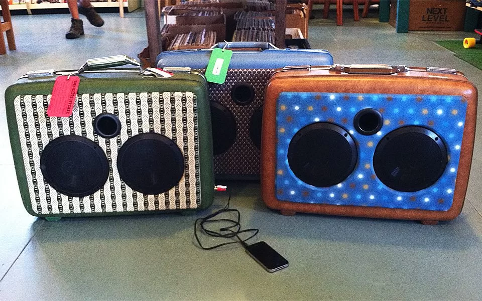 Sonic Suitcases at Central Square Records in Seaside