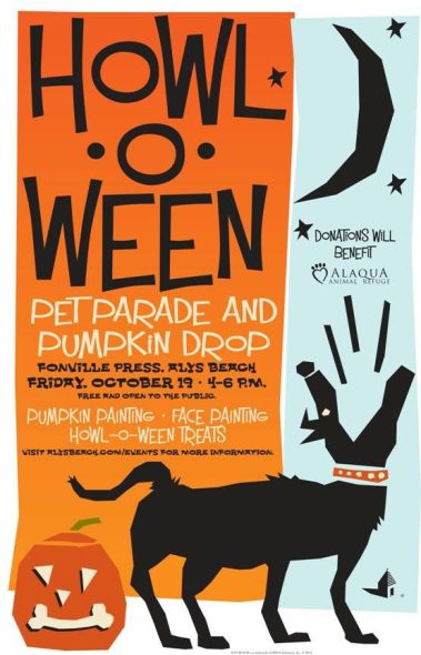 howl-o-ween pet parade at alys beach