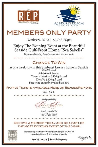 Seaside Rep Members Party