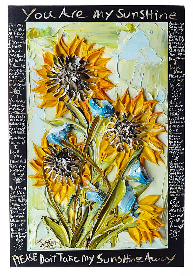 Win This “You Are My Sunshine” Painting by JUSTIN GAFFREY!