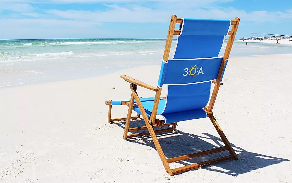 NEW: 30A Beach Chair with Legrest