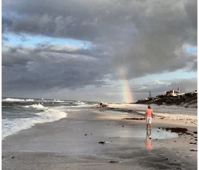 #30A Instagram Photo of the Week: “Beach. Rainbow. My Donna.”