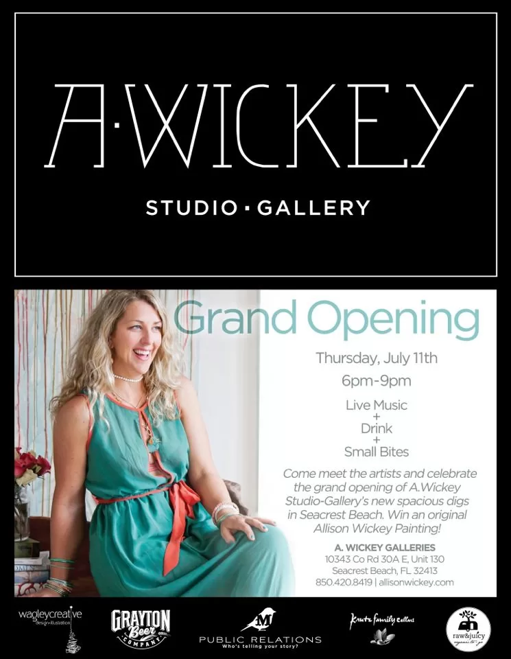 A. Wickey Studio-Gallery Grand Opening in Seacrest