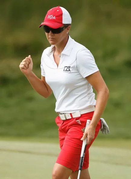 Sophie Gustafson Sporting 30A Gear on British Open