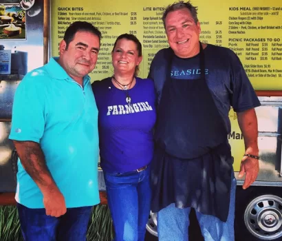Emeril Visits Barefoot BBQ in Seaside