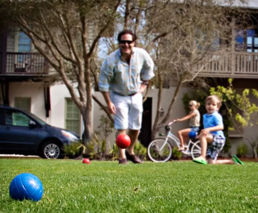 Bocce Ball in Rosemary Beach Today