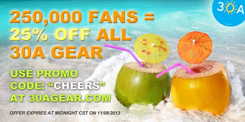 250,000 = 1 BIG DEAL for 30A Fans!