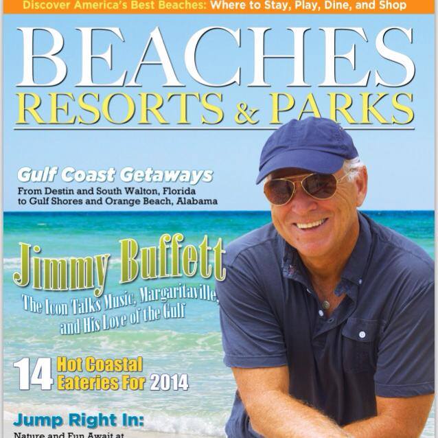 Jimmy Buffett in Beaches Magazine