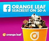 PAY WHATEVER YOU WANT at Orange Leaf in Seacrest on January 4th