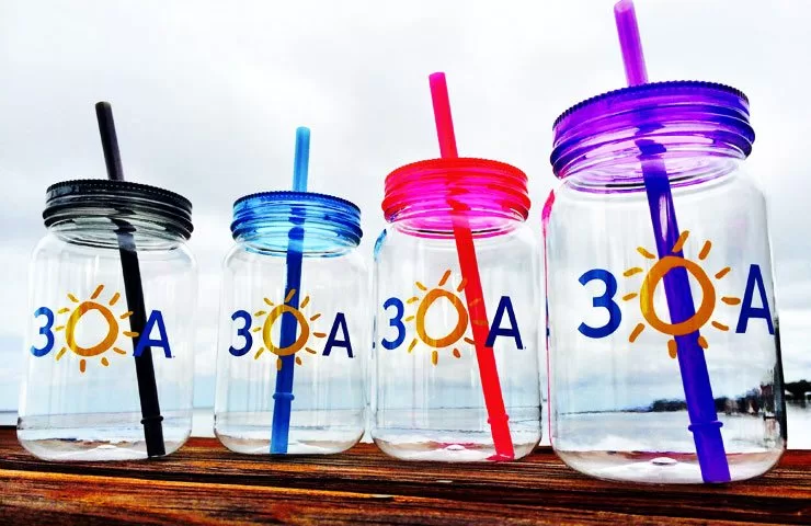 NEW: Plastic 30A Mason Jars