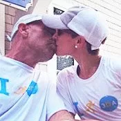 Kissing Couple to Celebrate Anniversary on 30A