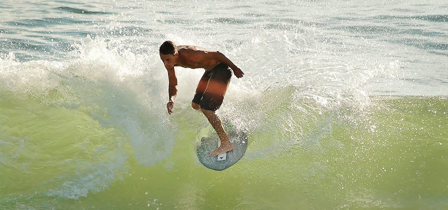 Skim Boarding. Photo by 30A Adventures.