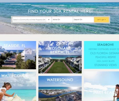 New ‘Rent 30A’ Website Features Over 1,000 Local Vacation Rental Properties