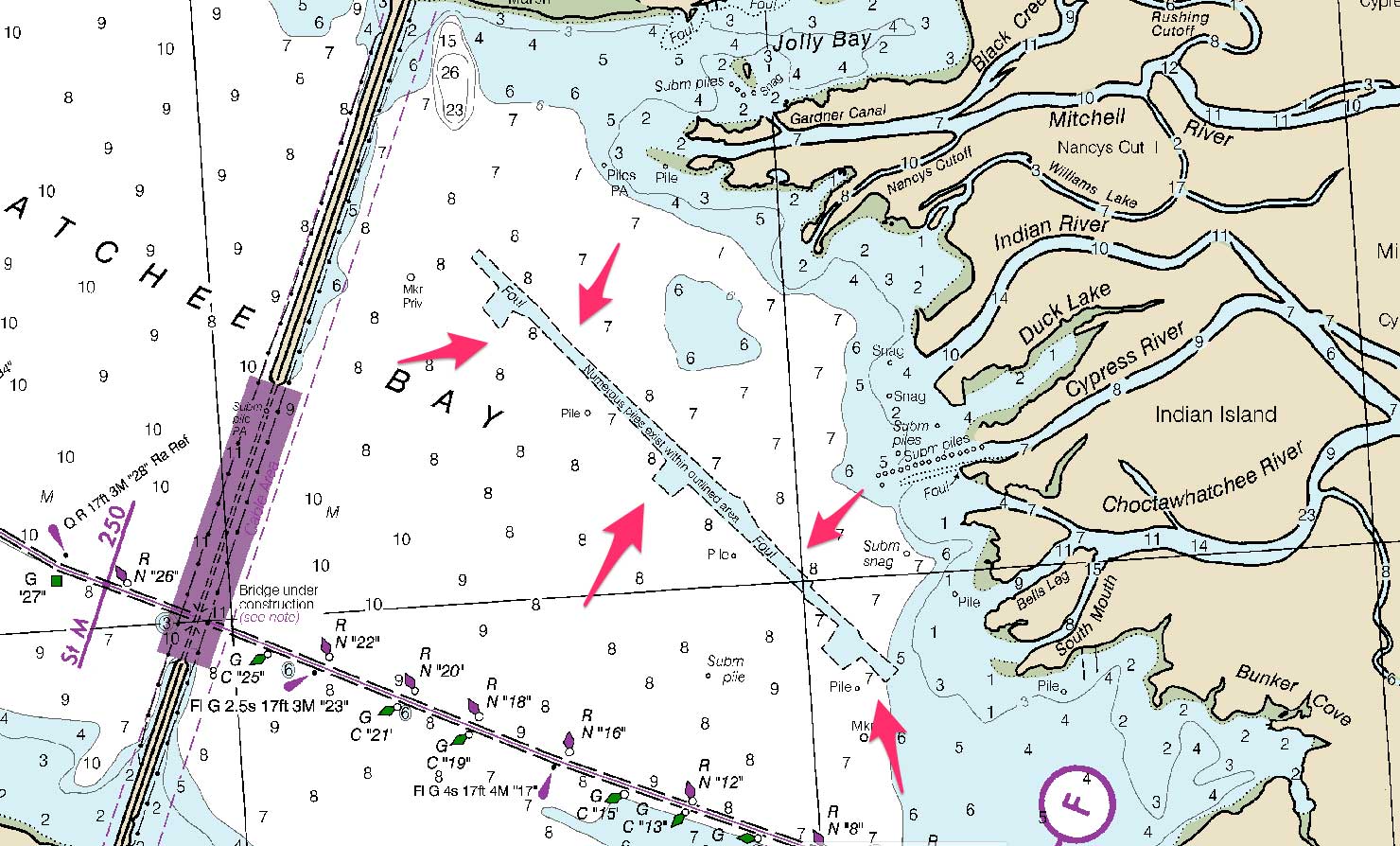 Lake Jackson Fishing Map Us Fl 00159856 Nautical.