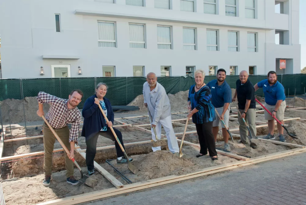 SEASIDE Begins Work on New Post Office Plaza