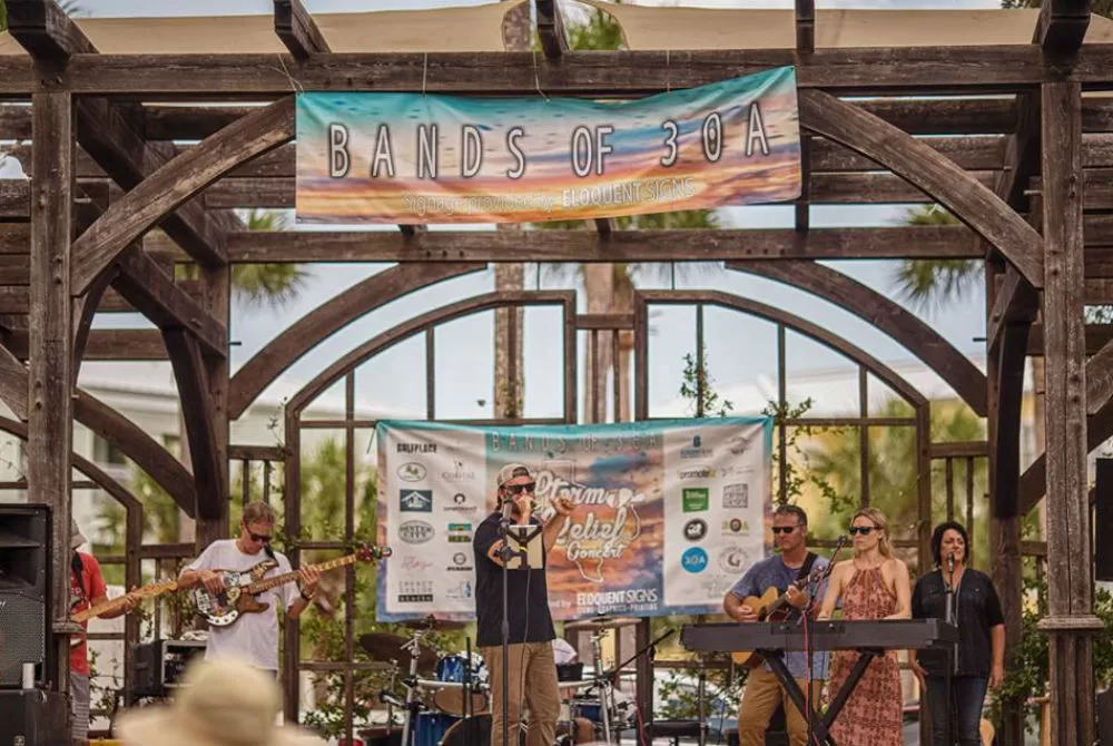 ‘Bands of 30A’ Concert at SEASIDE Benefiting Food for Thought