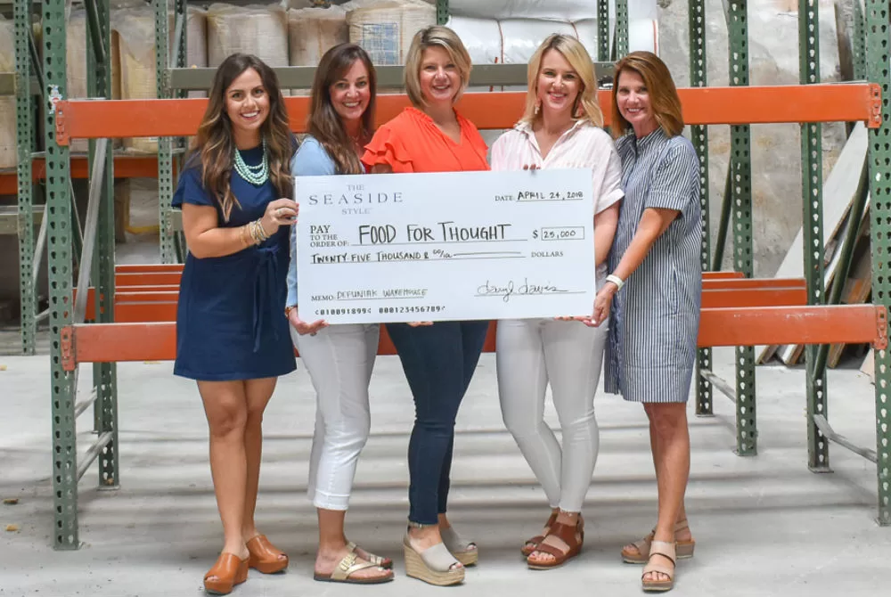 Food For Thought Receives Generous Donation from Seaside Style