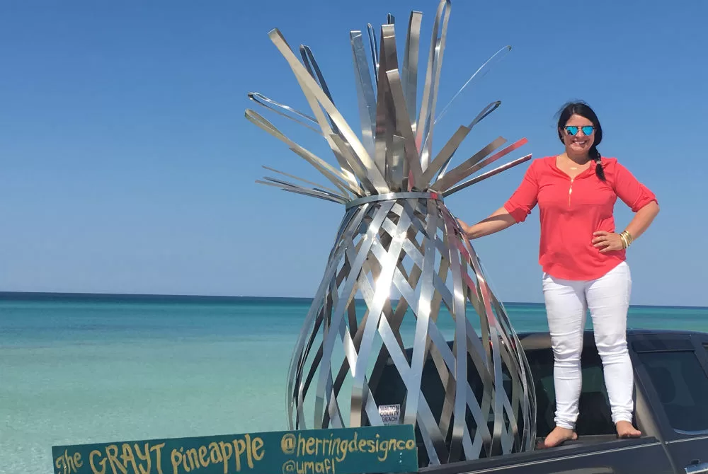 The Grayt Pineapple Welcomes Divers to the Underwater Museum