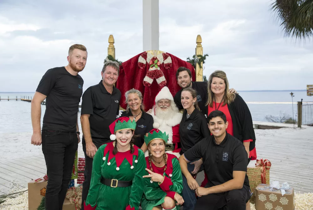 Santa on the Dock of The Bay