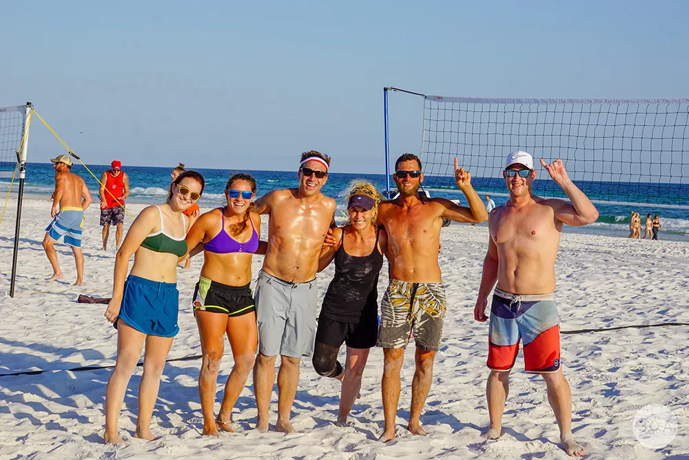 Locals at Play: Grayton Beach Volleyball Sets Up Weekly