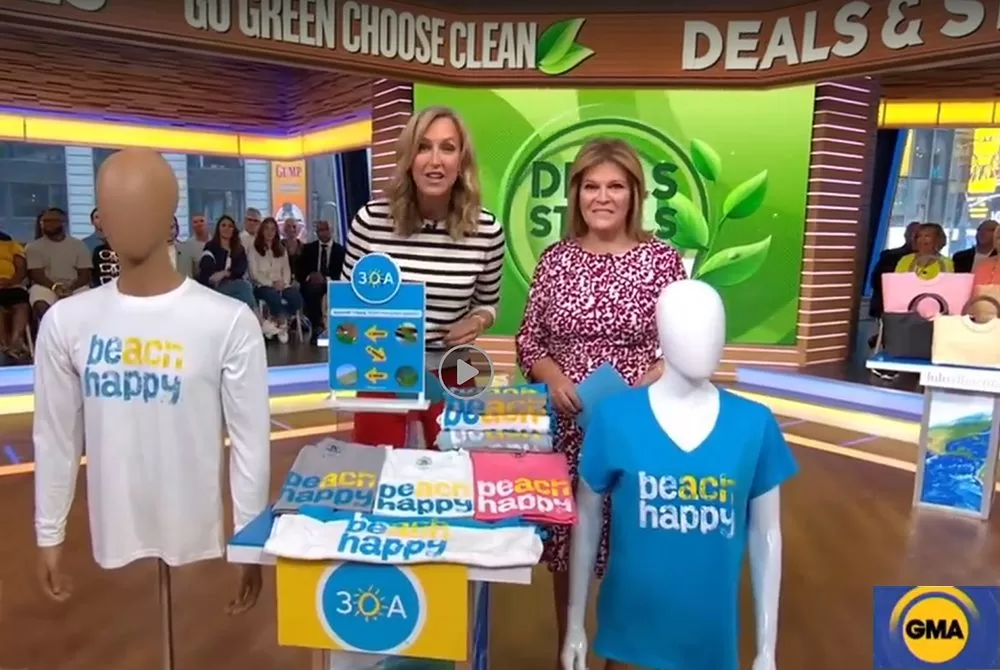 30A Recycled Apparel Featured on ABC’s Good Morning America