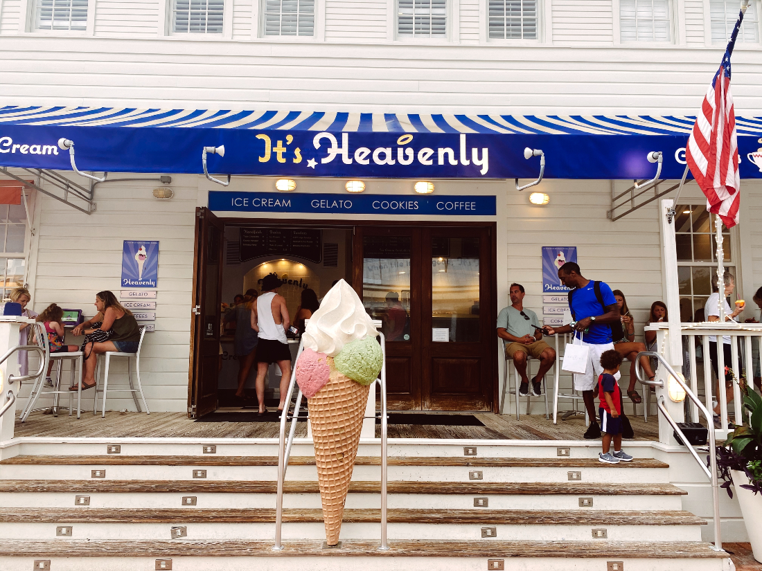 Ice cream cones at It's Heavenly