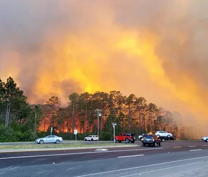 Updates for 500+ Acre Wildfires in 30A / Walton County, Florida