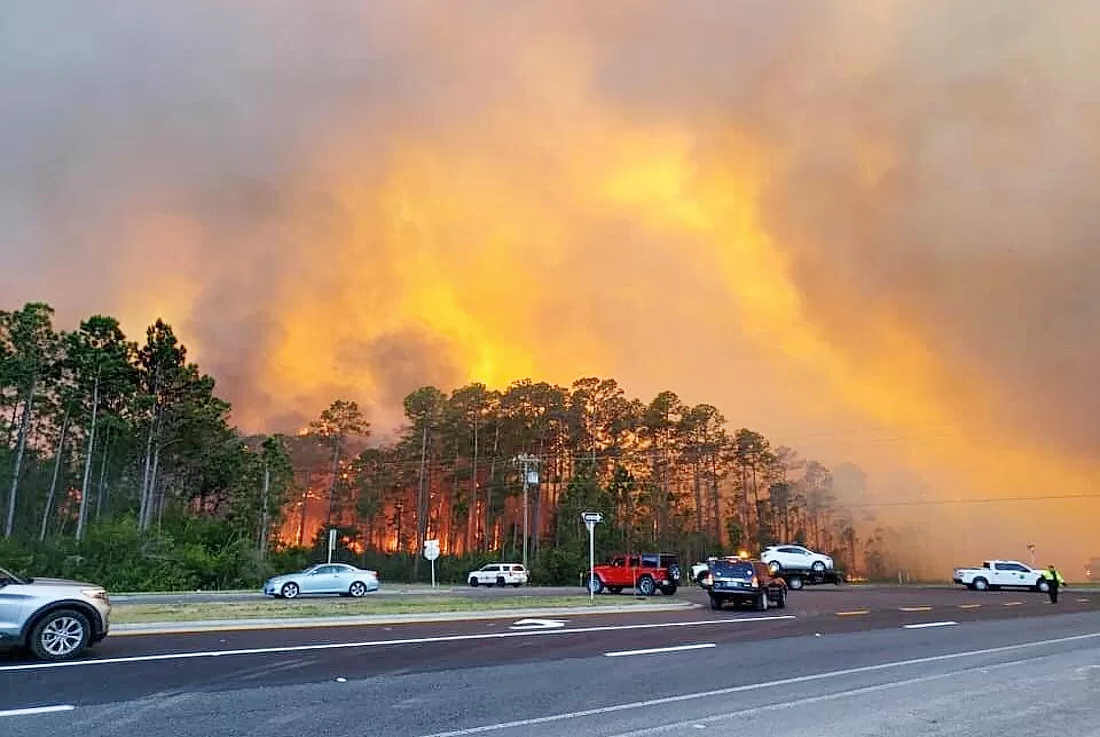 Updates for 500+ Acre Wildfires in 30A / Walton County, Florida