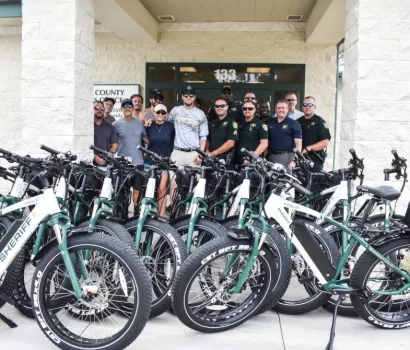 Brian Kelley of Florida Georgia Line and YOLO Donate Electric Bikes to Walton County Sheriff’s Office