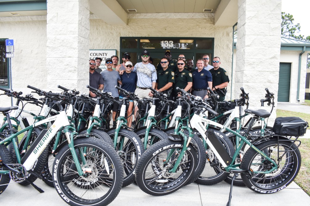 Brian Kelley of Florida Georgia Line and YOLO Donate Electric Bikes to Walton County Sheriff’s Office