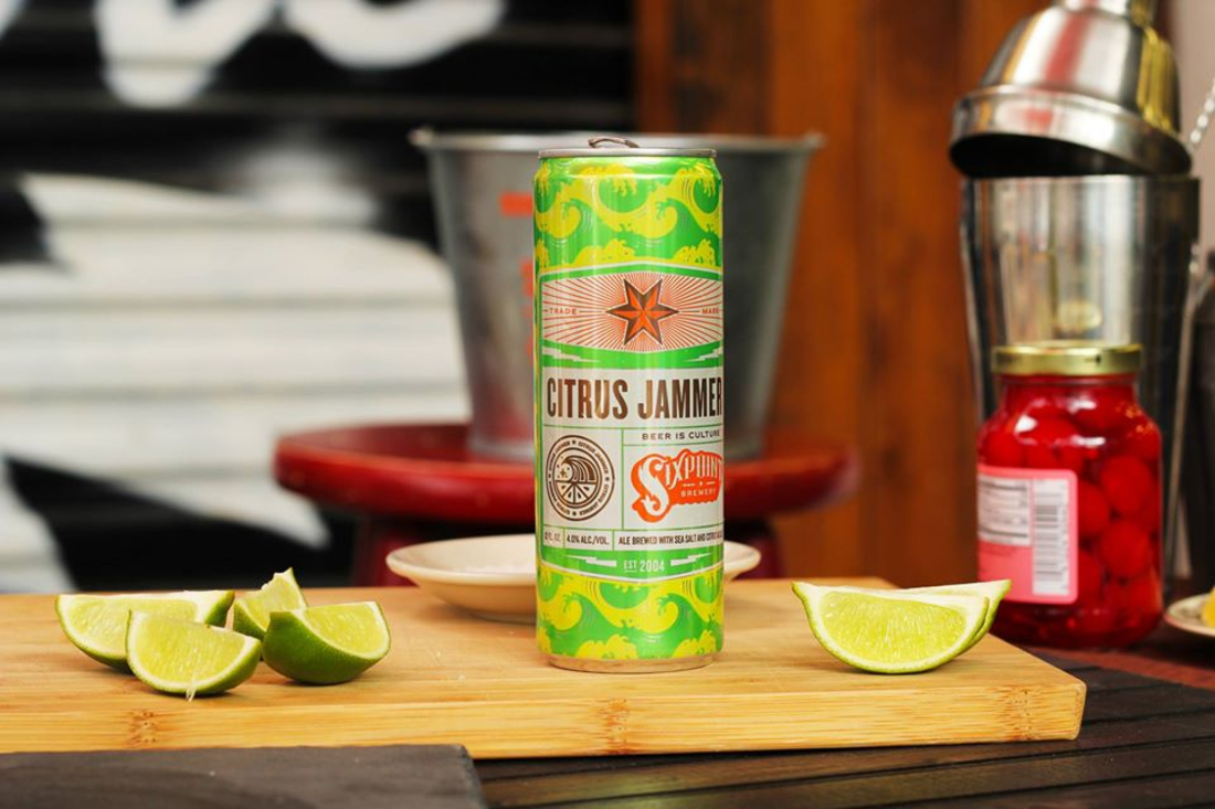 Citrus Jammer Beer and lime