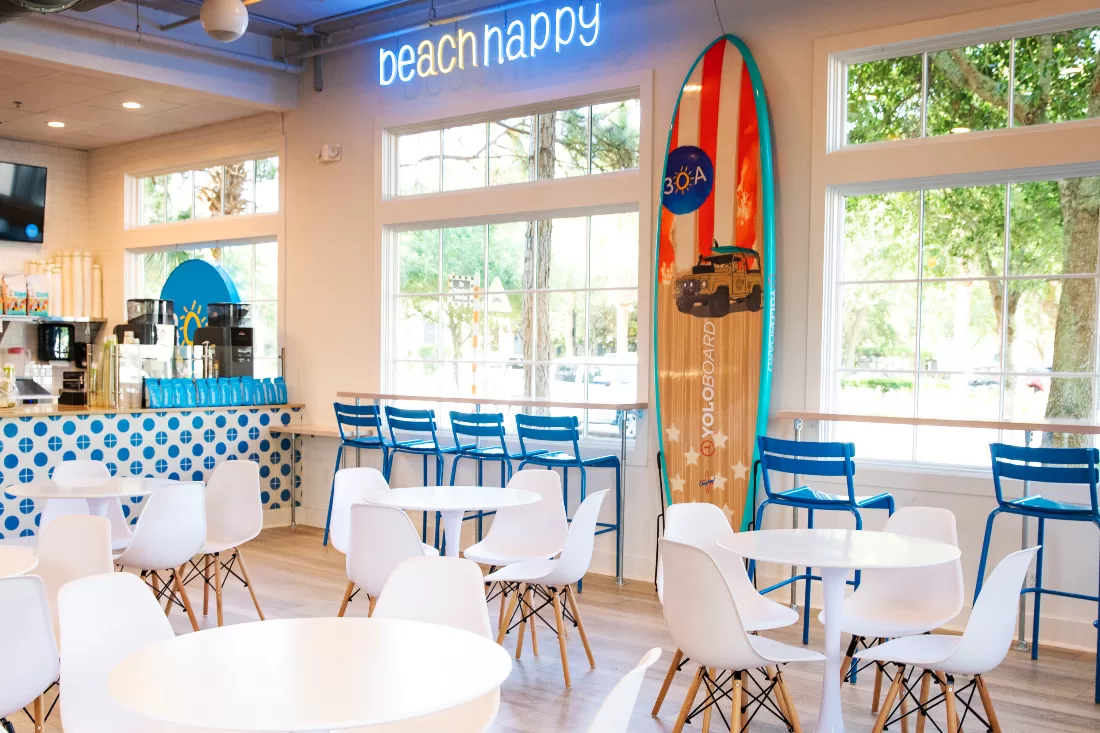 WaterColor Welcomes 30A’s Beach Happy Cafe