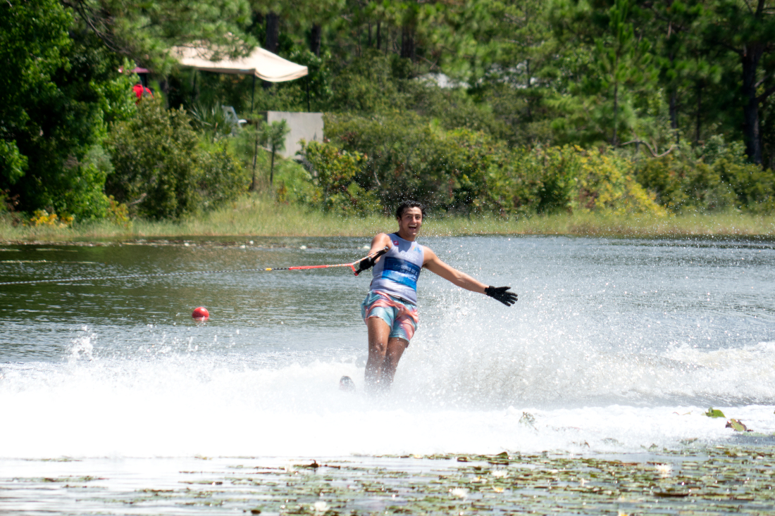 Waterskiing at Picos Water Ski School