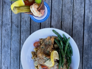 Stinky&rsquo;s- ultimate bloody mary &amp; Cutfish Meuniere- McKenna Mears