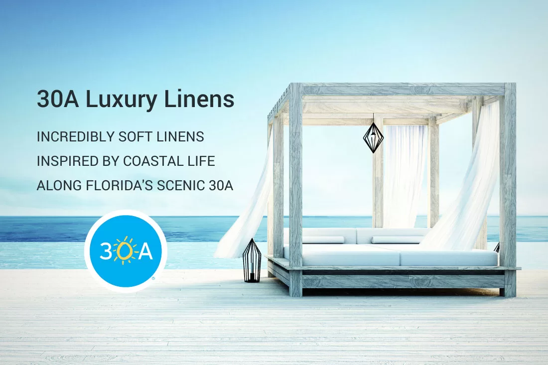 Dreaming of the Beach: New Super-Soft Luxury Bed Linens From 30A