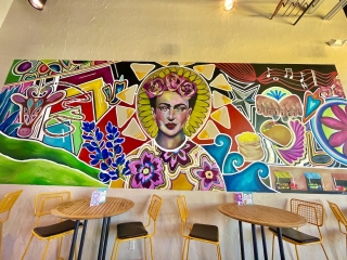 macho taco 98 mural