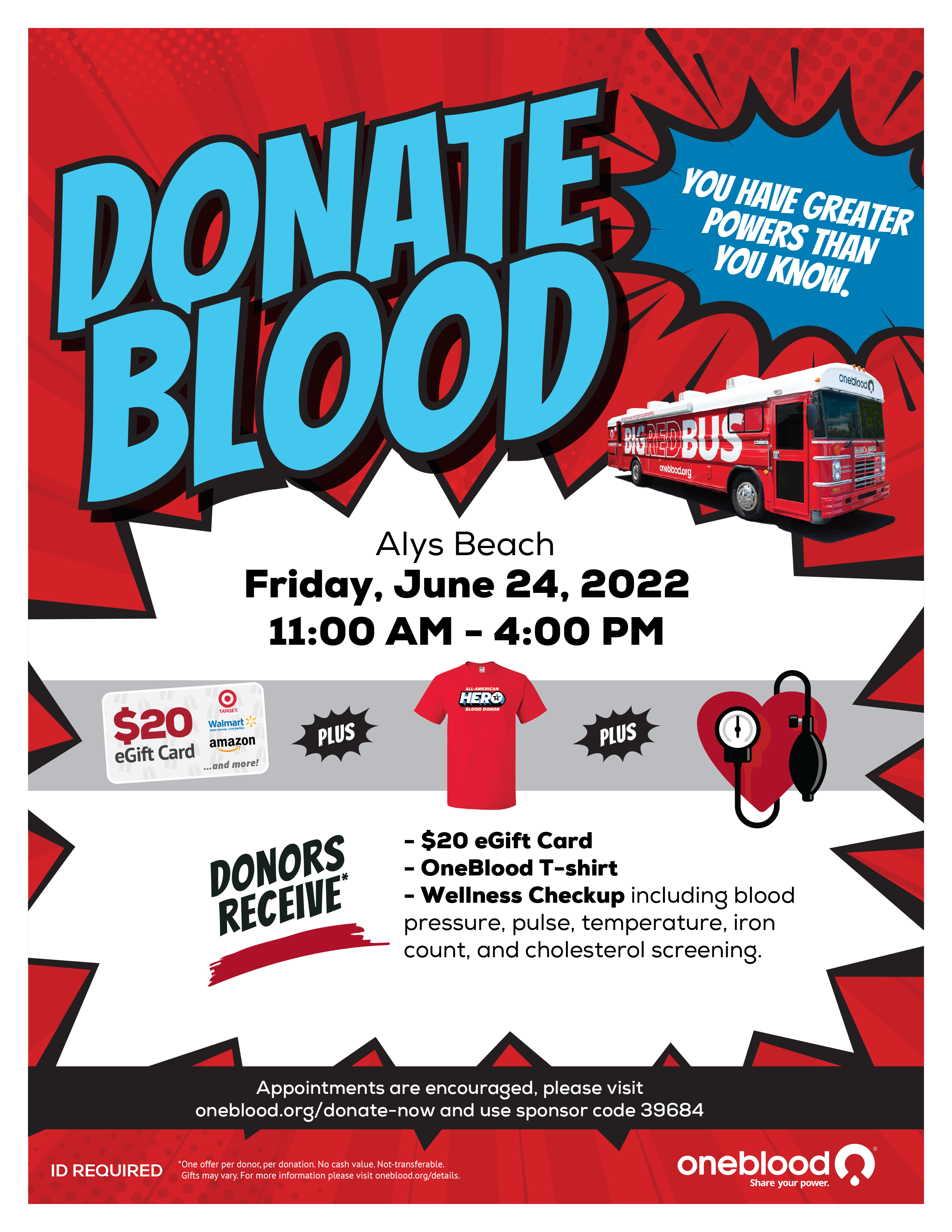 Alys Beach Blood Drive - 30A