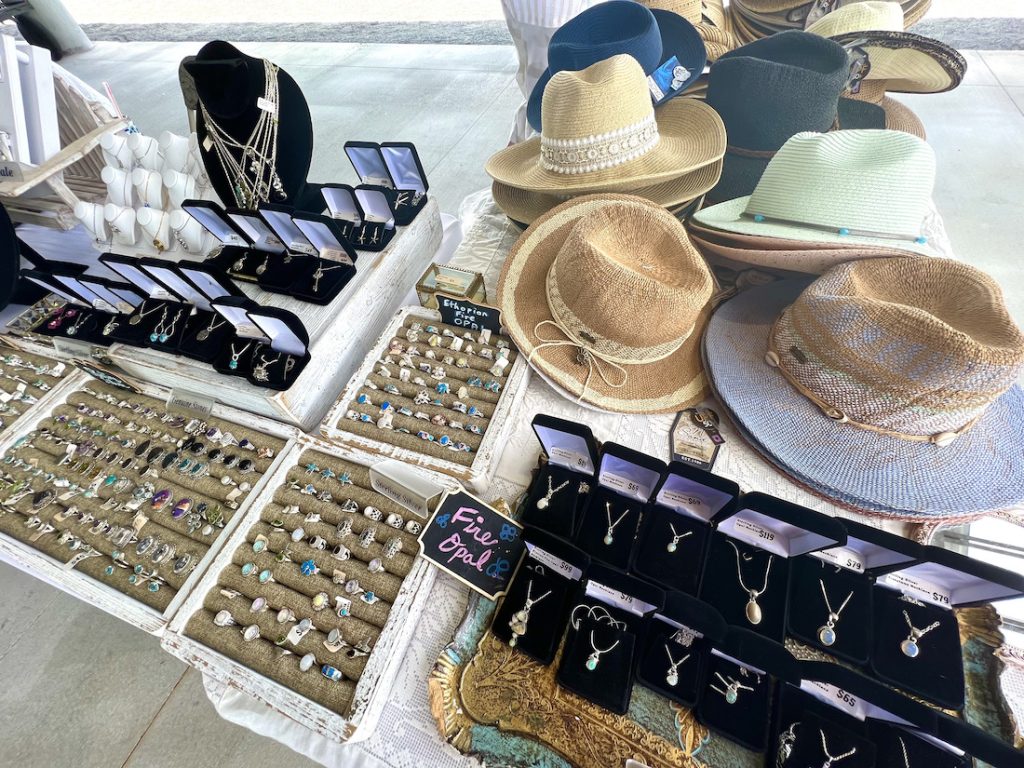 Fine Jewelry and Stylish Hats at the Watersound Farmers Market