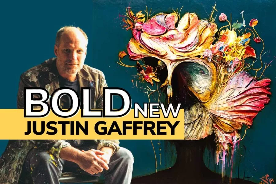 Justin Gaffrey Debuts New Work Saturated with Freedom, Experimentation and Facing Fear