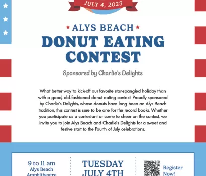 Alys Beach Donut Eating Contest