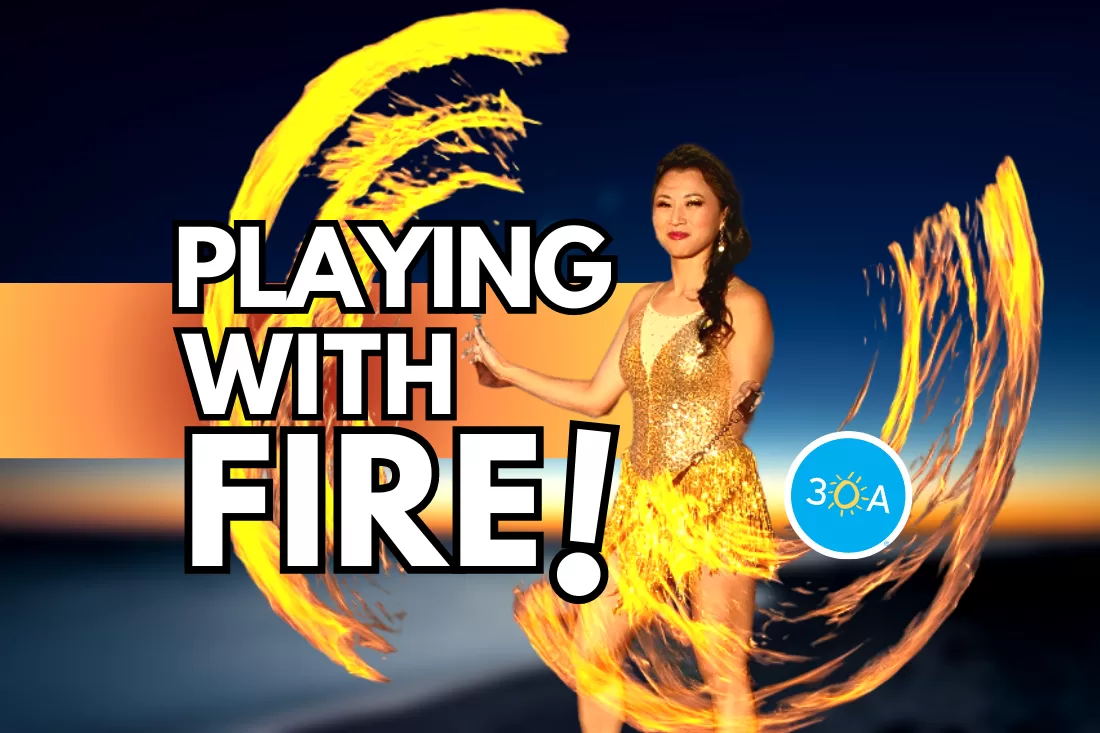 From Tragedy to Triumph: The Story of Danielle Torley, 30A’s Fire Dancer