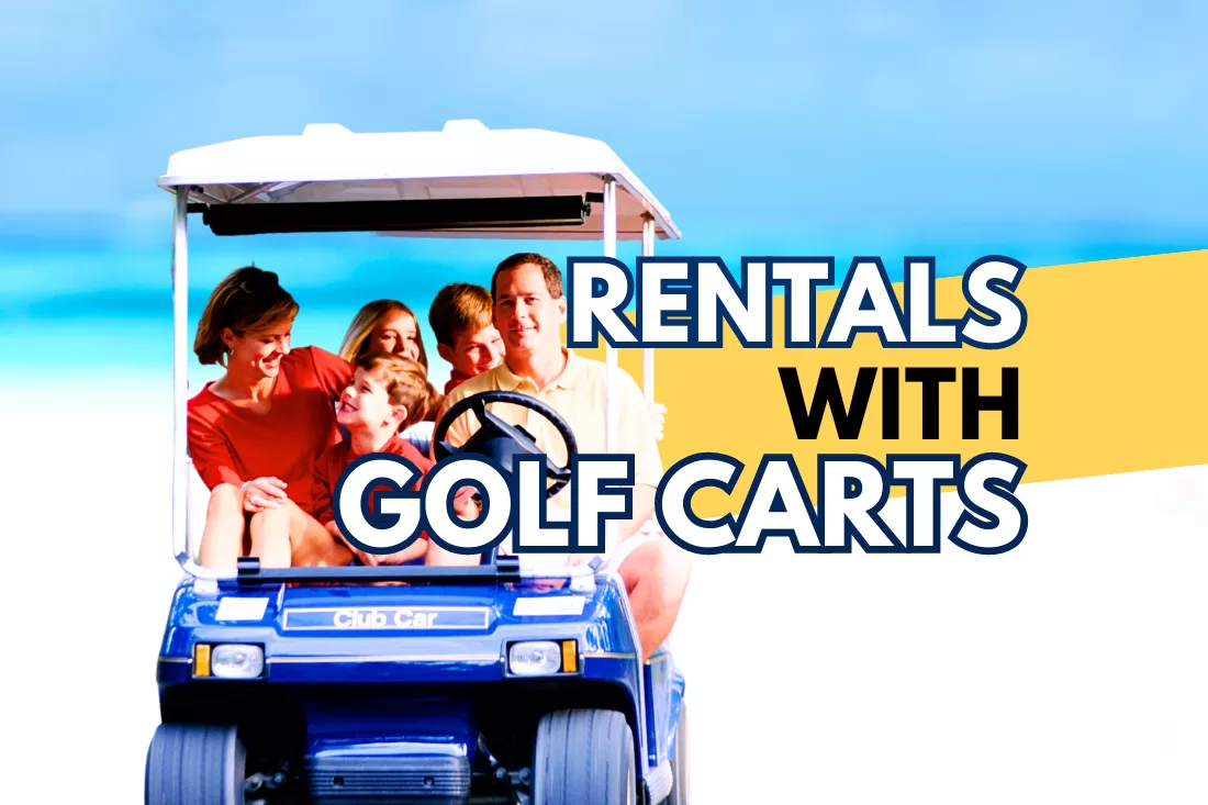 Cruising 30A in Style: Discover Vacation Rentals with Complimentary Golf Carts