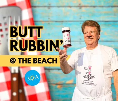 Butt Rubbin’ @ the Beach: Byron Chism Finds Freedom and Happiness Rubbin’ Butts
