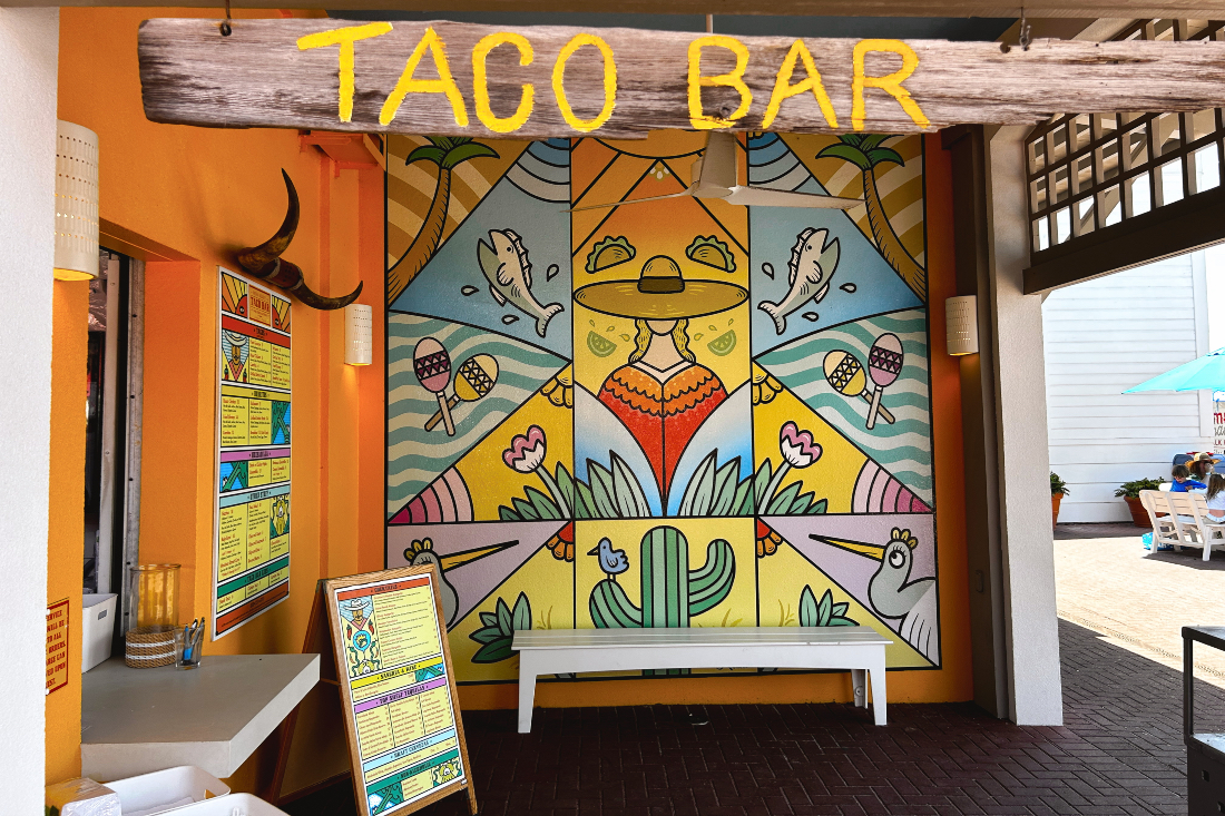 The Taco Bar Airstream eatery in Seaside