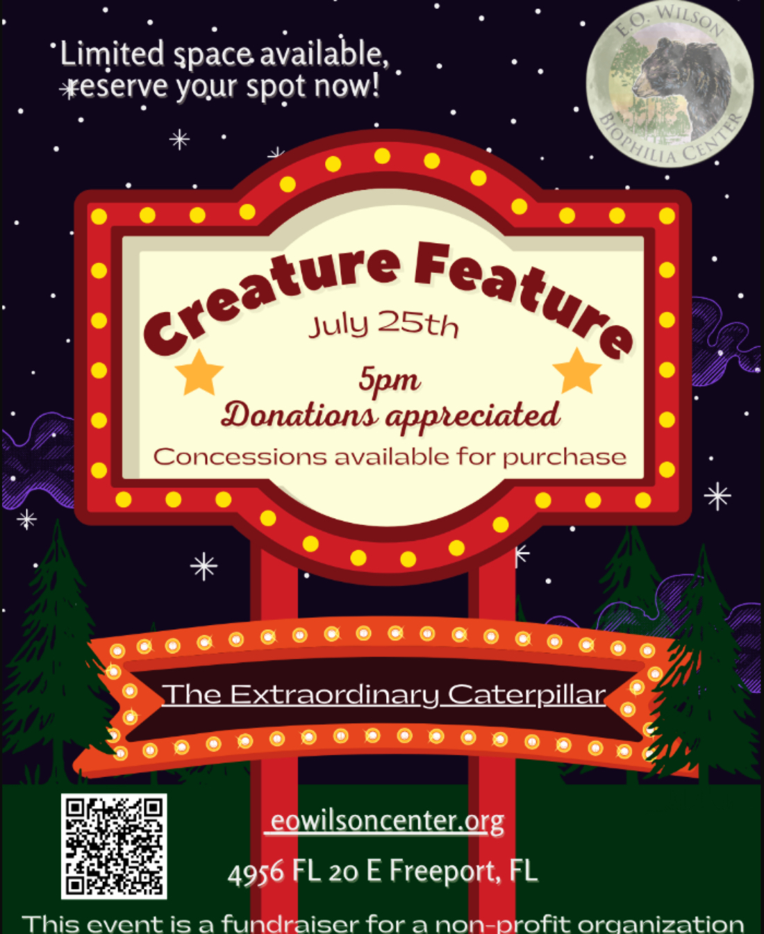 Creature Feature event from this week's things-to-do lineup
