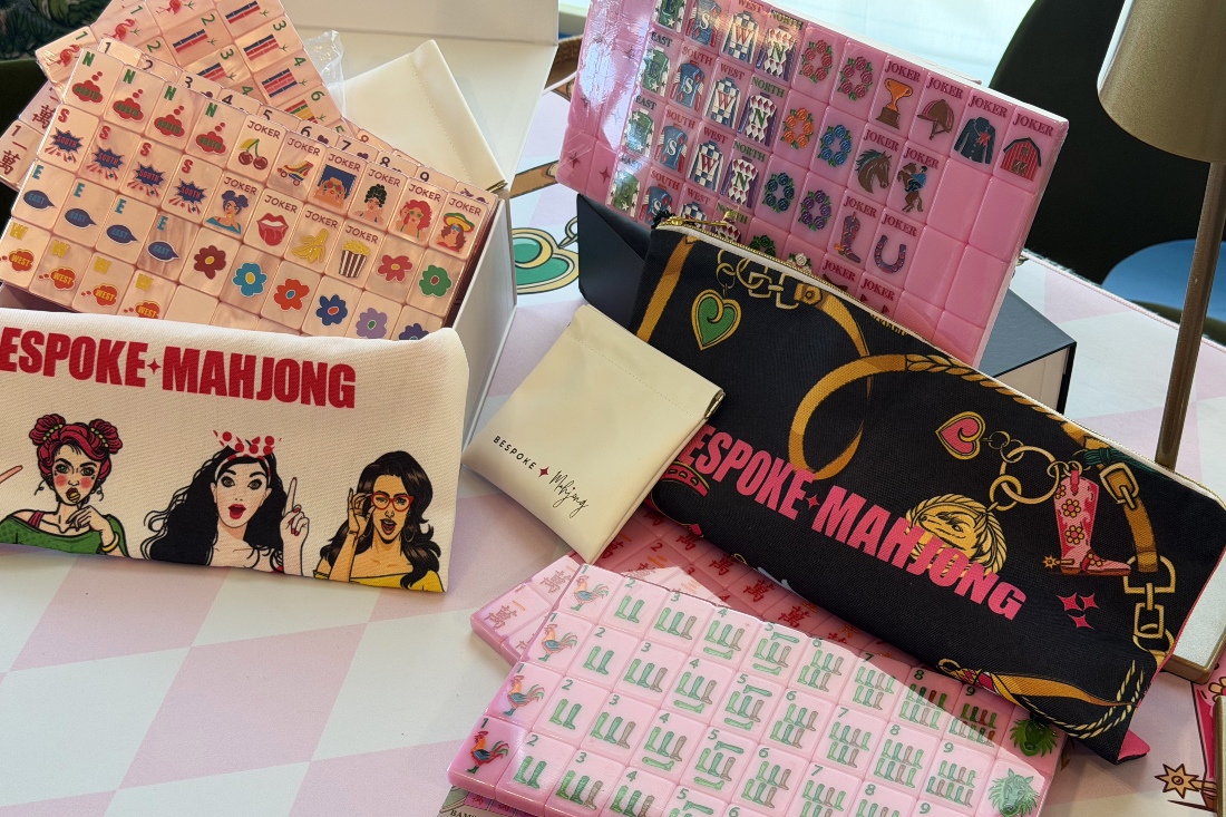 Mahjong gathering at a studio on 30A
