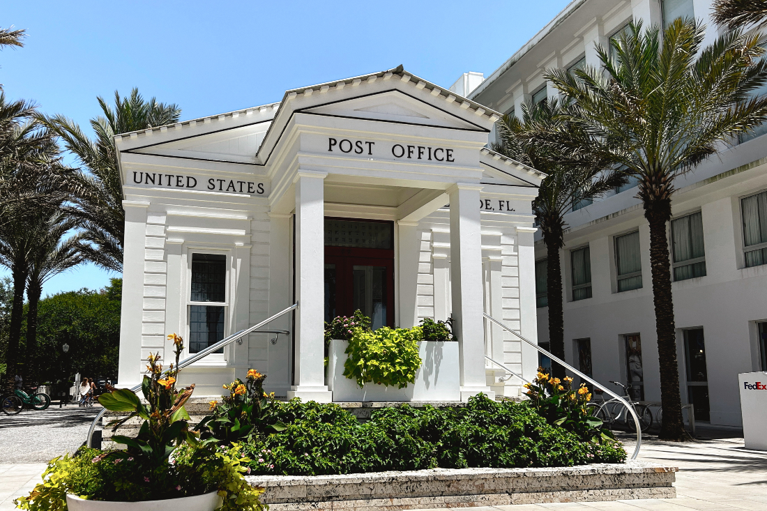 The iconic Seaside post office, a beloved local landmark