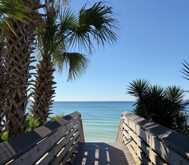 Beach view along 30A, photo credit Emma Miner
